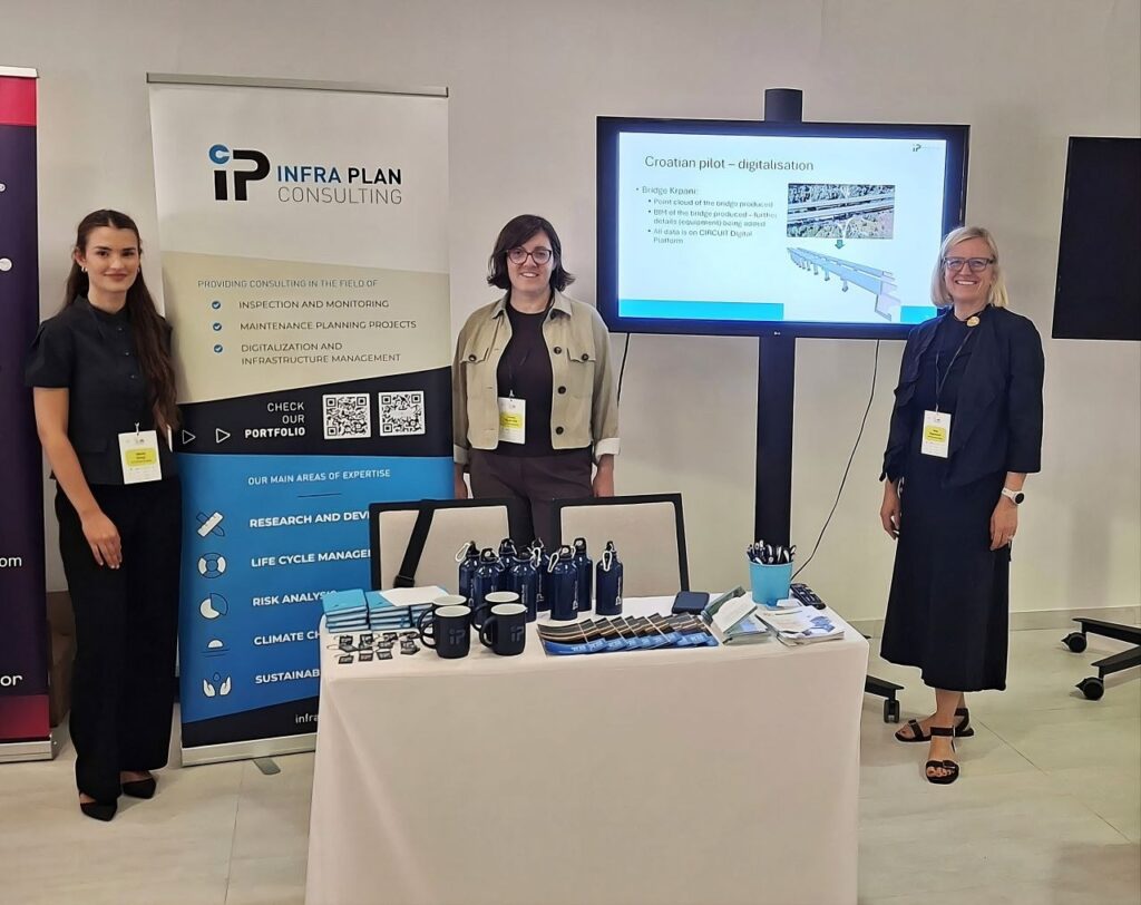 Infra Plan stand at cITy Upgrade 2026 in Šibenik